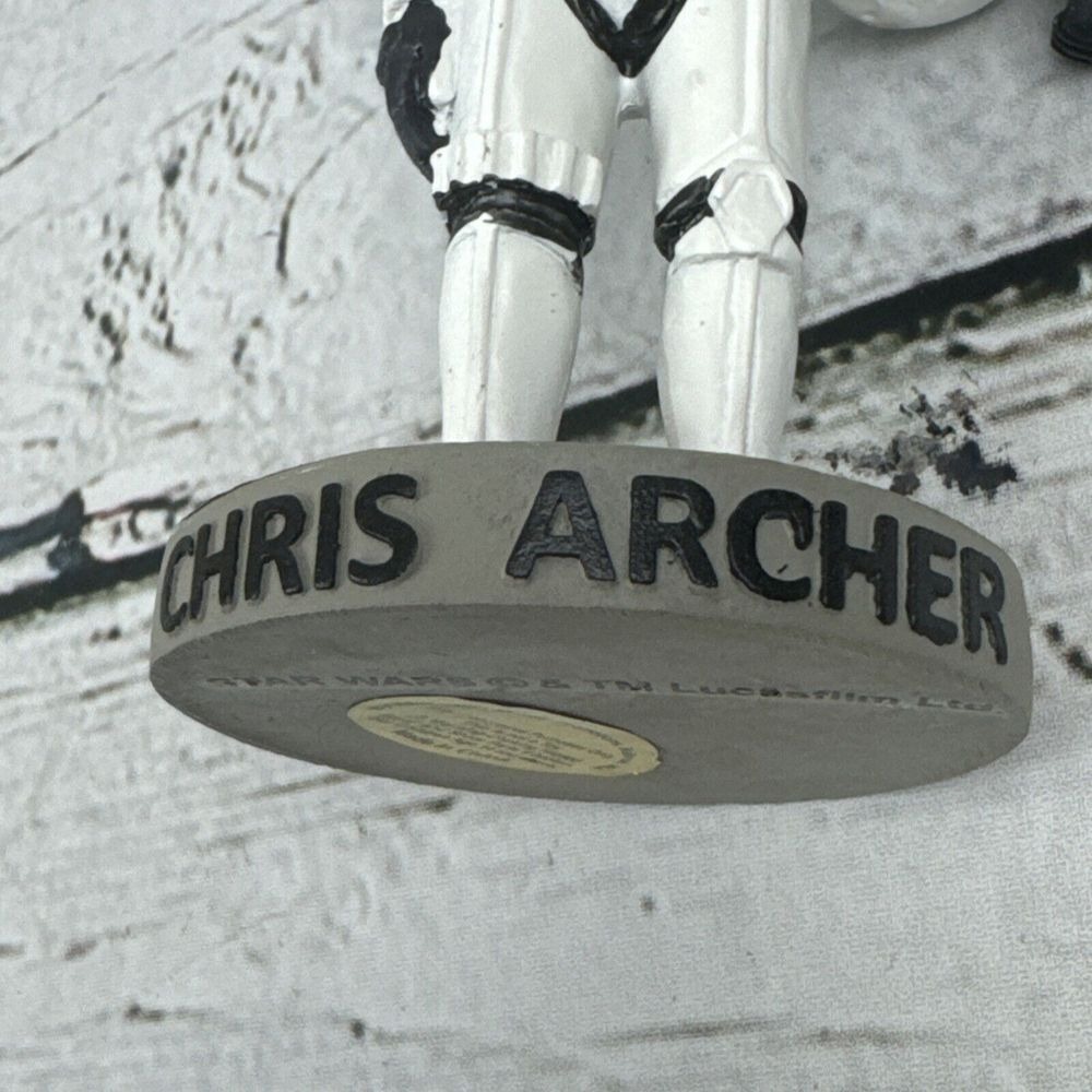 Chris Archer Star Wars Stormtrooper Bobblehead Baseball Tampa Bay Rays - Picture 8 of 8